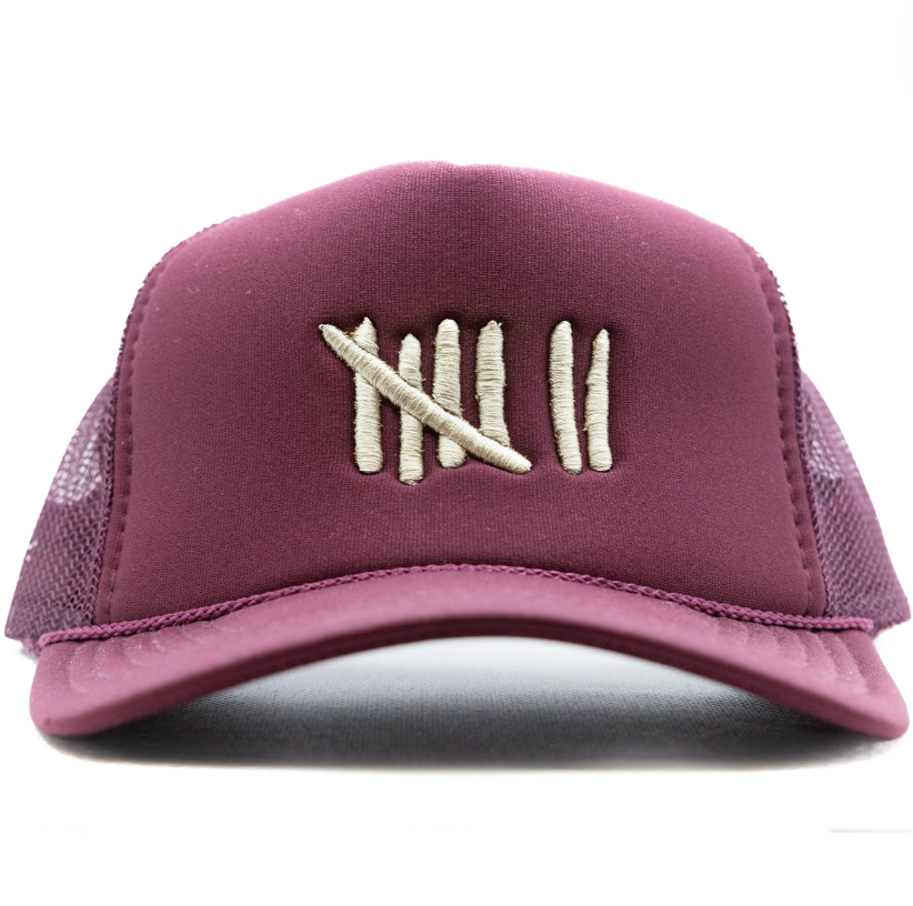 Lucky No. Seven Hat - Crimson